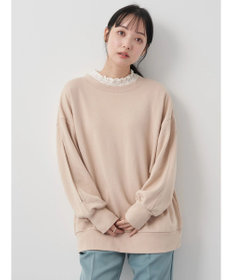 earth music&ecology 袖スリットスウェット