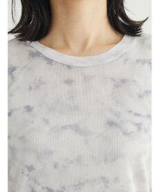 Green Parks クルーネックアソート柄シアープルオーバー