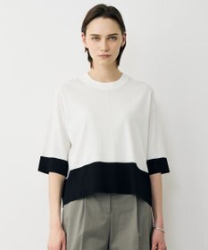 ICB 【先行予約】VIS/NYハイゲージ バイカラーニットT