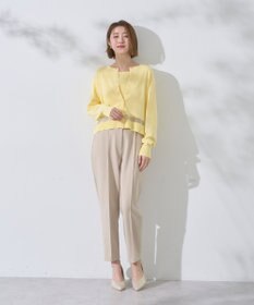 YECCA VECCA シアーMIXカーディガン