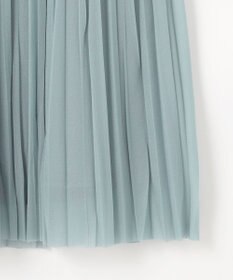 J.PRESS LADIES L 【洗える】オーガンジートリコット プリーツ スカート