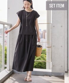 AMERICAN HOLIC 【多機能】タックトップス＋ギャザースカート