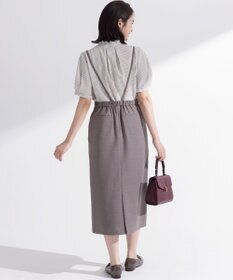 組曲 ライトデシンフリル襟 ブラウス