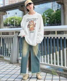 WEGO 【ユニセックス着用ITEM】アニマルキャラBIG　T（LS）