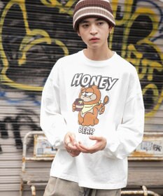 WEGO 【ユニセックス着用ITEM】アニマルキャラBIG　T（LS）