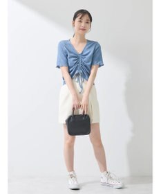 earth music&ecology ポコポコギャザードロストプルオーバー