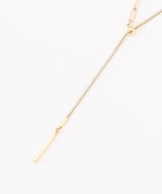 ANY チェーンミックスラリエットネックレス