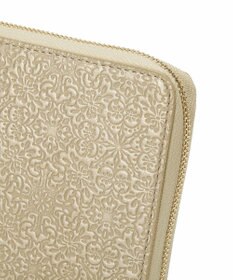 TOPKAPI 【TREASURE TOPKAPI】オリジナル エンボスレザー ラウンド パスポート ケース / 財布