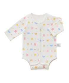 MIKI HOUSE HOT BISCUITS 【60-70cm】 長袖ボディシャツ(前開き)