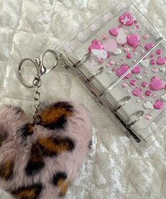 WEGO クリアラメハートエンジェルシールバインダー