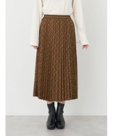 earth music&ecology すきな丈プリーツスカート