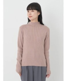 earth music&ecology ハイネックラメニットプルオーバー