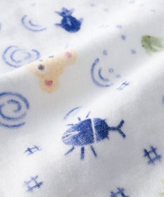 MIKI HOUSE HOT BISCUITS 【ミキハウス】【80-110cm】パッチワーク柄プッチー甚平スーツ