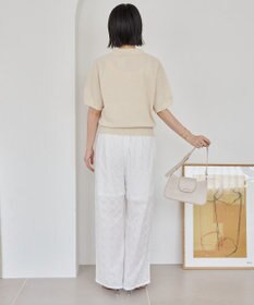 AMERICAN HOLIC ブークレ半袖ニットトップス