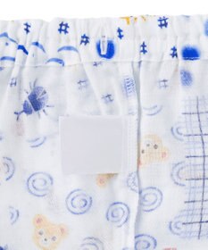 MIKI HOUSE HOT BISCUITS 【ミキハウス】【80-110cm】パッチワーク柄プッチー甚平スーツ