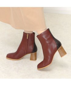 MODE ET JACOMO <MODE ET JACOMO>バック切り替えスクエアトゥショートブーツ