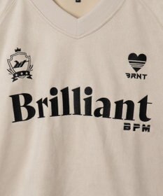 WEGO 【ユニセックス着用ITEM】フェイクスウェードグラフィックプルオーバー