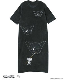 une nana cool トムとジェリー × une nana cool なめらかふわふわワンピース