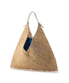 UNBILLION perche マダガスカルラフィア×姫路レザーホーボーバッグ