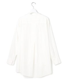 23区 【先行予約】ドビーストライプ バックタック フレアブラウス