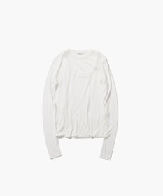 ATON TENCEL SILK CIRCULER RIB | クルー＆タンクレイヤード
