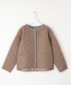 ANY SIS 【洗える】レディトリミングキルト ブルゾン