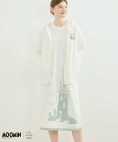 une nana cool 【ムーミン】 MOOMIN * une nana cool  なめらかふわふわフルジップパーカー