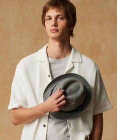 JOSEPH ABBOUD 【洗える】ウォッシャブルブレード ハット グレー系