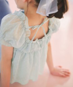 ANY KIDS 【一部店舗/WEB先行販売アイテム】2WAY シアードビーブラウス