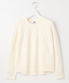 J.PRESS LADIES L 【WEB限定・洗える】 EIGER CORD 求心編み ニット