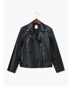 Te chichi レザーダブルライダースジャケット