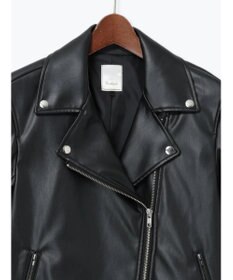 Te chichi レザーダブルライダースジャケット