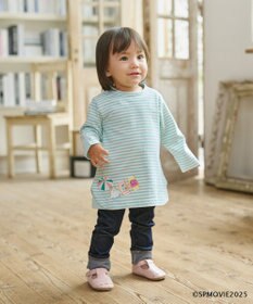 組曲 KIDS 【80-100㎝】シナぷしゅトロピカルボーダー Tシャツ