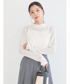 earth music&ecology シアーリブプルオーバー