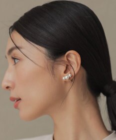 組曲 スリーフェイクパールイヤリング