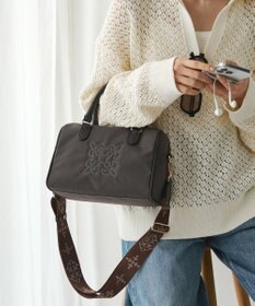 russet コーデュラナイロン2WAYミニボストンバッグ(CE-1721-WEB)