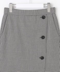 自由区 S 【撥水加工・洗える】TRギャバチェック柄 スカート