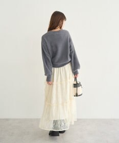 earth music&ecology ミニシャギープルオーバー