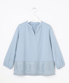 J.PRESS LADIES 【シーンレスに活躍】ハイゲージジャージー レースデザイン カットソー