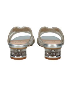 Bridget Birkin 【Bridget Birkin】クリアビジューミュールサンダル