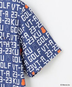 23区GOLF 【MEN】【吸水速乾/UVカット】ミッフィーロゴポロシャツ