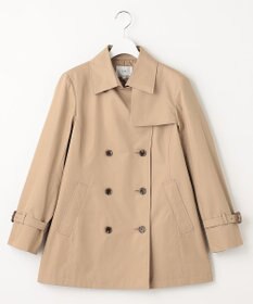 23区 コットンポリエステルギャバジン トレンチコート