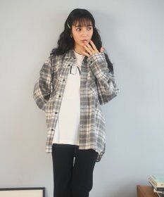 WEGO 【ユニセックス着用ITEM/SMLサイズ展開】チェックネルシャツ