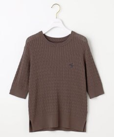 ANY SIS S ケーブルニット プルオーバー