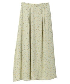 earth music&ecology キンモクセイ柄フレアスカート