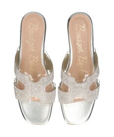 Bridget Birkin 【Bridget Birkin】クリアビジューミュールサンダル