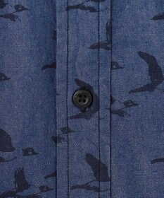 JOSEPH ABBOUD MOUNTAIN 【テーム ヤルヴィコラボ】バードプリント シャツ