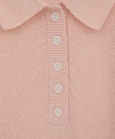 AMERICAN HOLIC ブークレ半袖ニットトップス