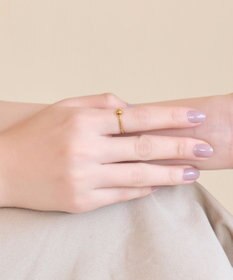 Phoebe 【金属アレルギー対応】ワンドロップメタルチェーンリング