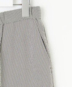 J.PRESS LADIES 【洗える】エアロツイルストライプ イージーパンツ
